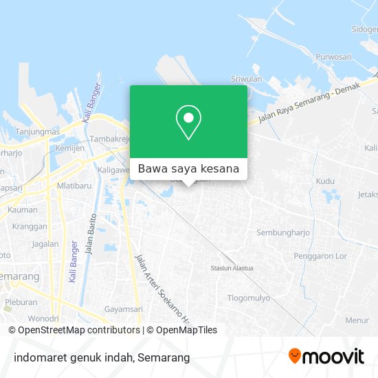 Peta indomaret genuk indah