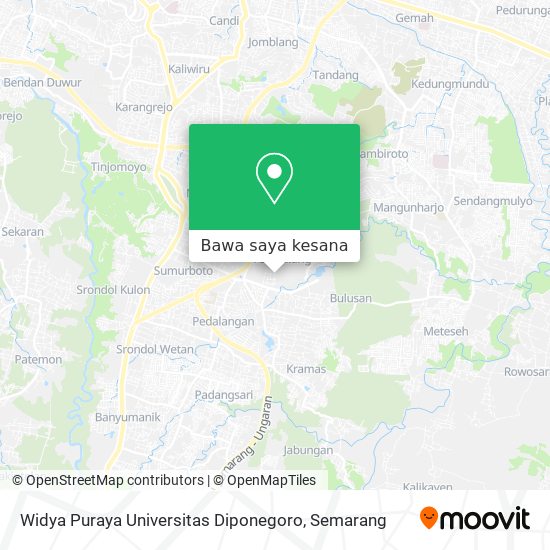 Peta Widya Puraya Universitas Diponegoro