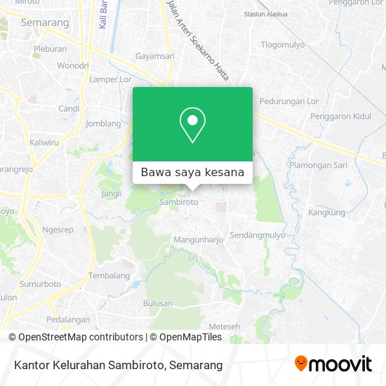 Peta Kantor Kelurahan Sambiroto