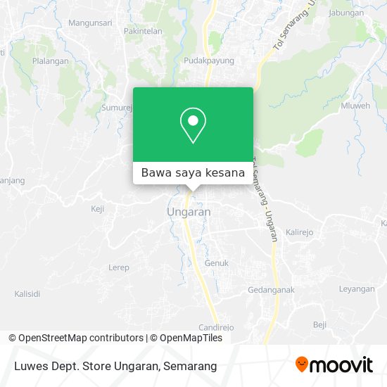 Peta Luwes Dept. Store Ungaran