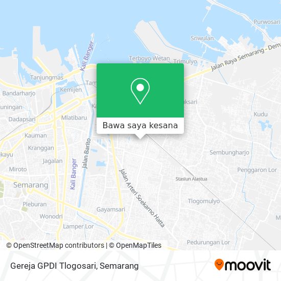 Peta Gereja GPDI Tlogosari