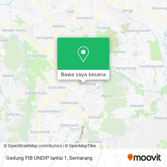 Peta Gedung FIB UNDIP lantai 1