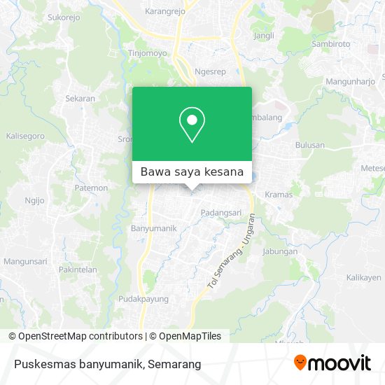 Peta Puskesmas banyumanik