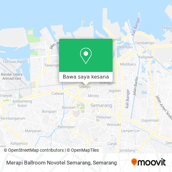 Peta Merapi Ballroom Novotel Semarang
