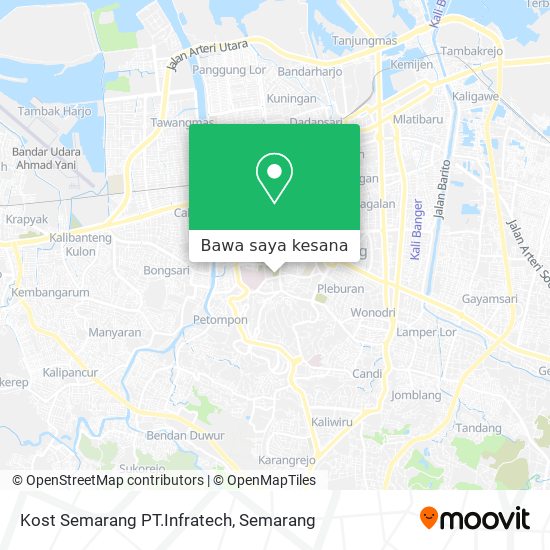 Peta Kost Semarang PT.Infratech