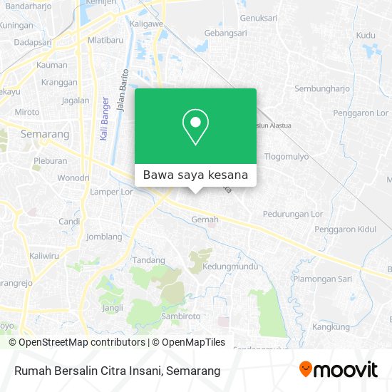 Peta Rumah Bersalin Citra Insani