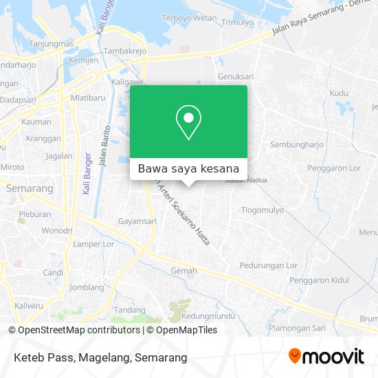 Peta Keteb Pass, Magelang
