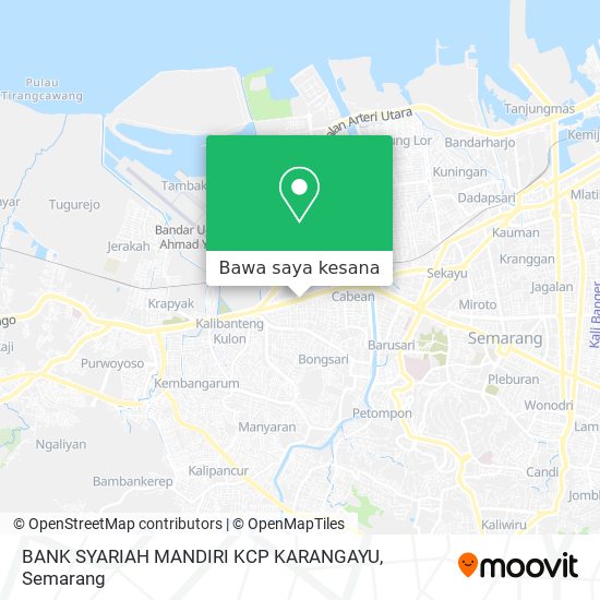 Peta BANK SYARIAH MANDIRI KCP KARANGAYU