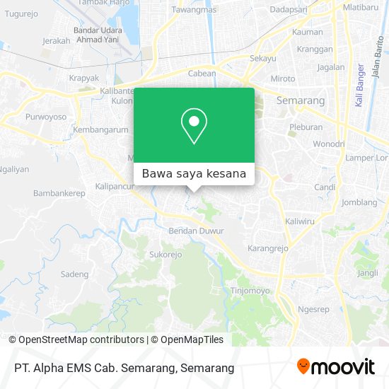 Peta PT. Alpha EMS Cab. Semarang