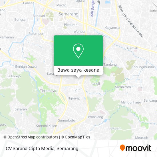Peta CV.Sarana Cipta Media