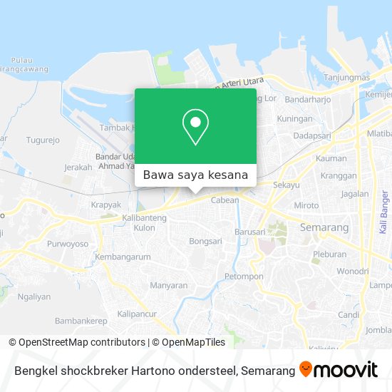 Peta Bengkel shockbreker Hartono ondersteel
