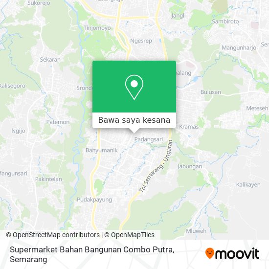 Peta Supermarket Bahan Bangunan Combo Putra