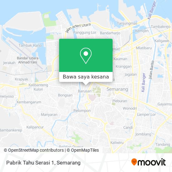 Peta Pabrik Tahu Serasi 1