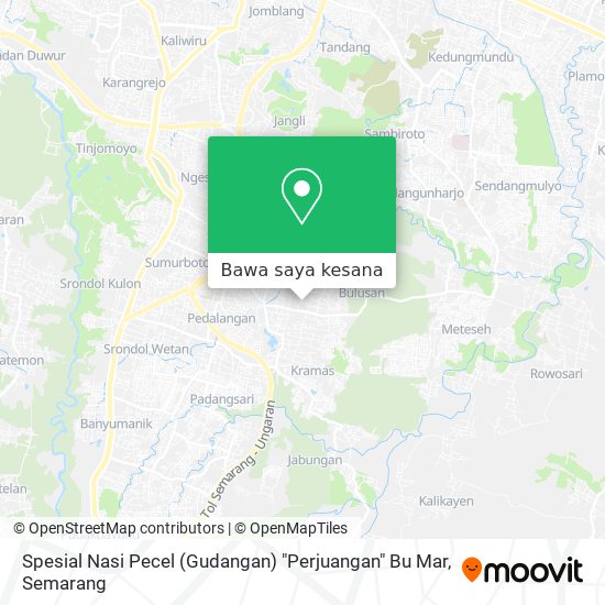 Peta Spesial Nasi Pecel (Gudangan) "Perjuangan" Bu Mar