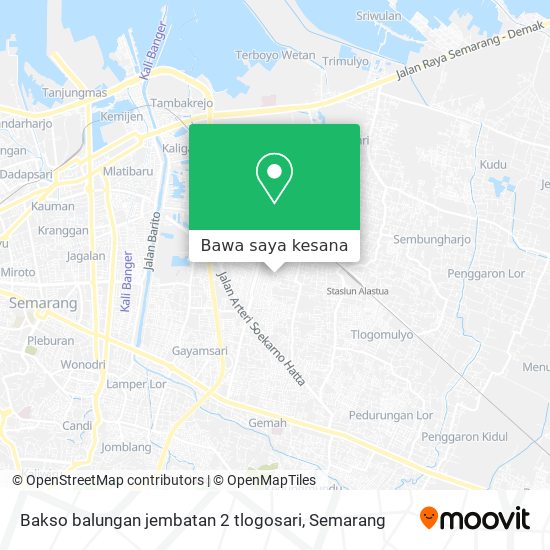 Peta Bakso balungan jembatan 2 tlogosari