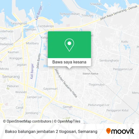 Peta Bakso balungan jembatan 2 tlogosari