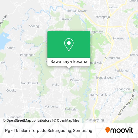 Peta Pg - Tk Islam Terpadu Sekargading