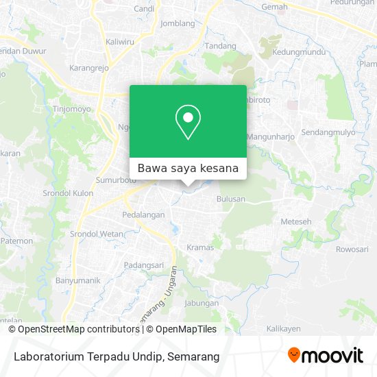 Peta Laboratorium Terpadu Undip