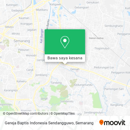 Peta Gereja Baptis Indonesia Sendangguwo