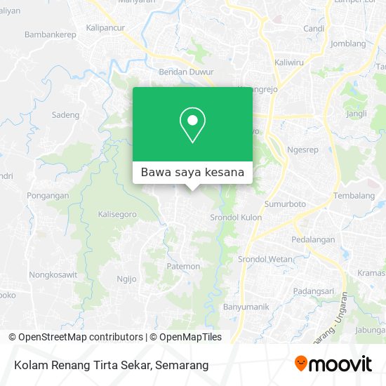 Peta Kolam Renang Tirta Sekar