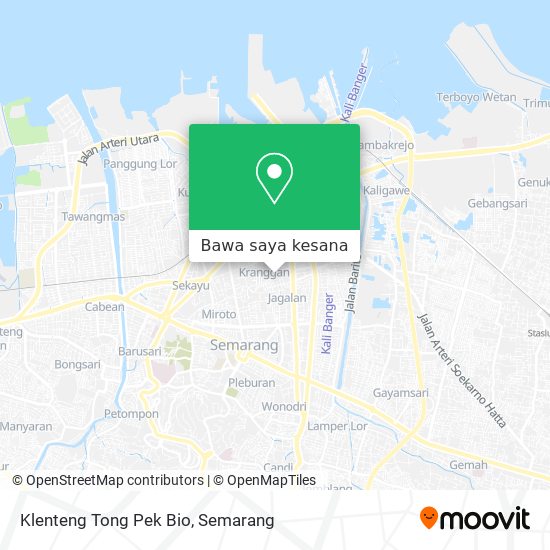 Peta Klenteng Tong Pek Bio