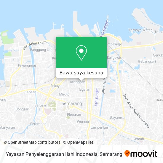 Peta Yayasan Penyelenggaraan Ilahi Indonesia