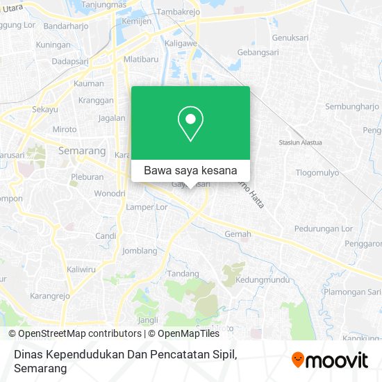Peta Dinas Kependudukan Dan Pencatatan Sipil