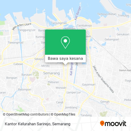 Peta Kantor Kelurahan Sarirejo