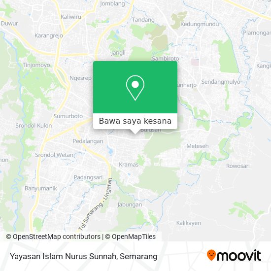 Peta Yayasan Islam Nurus Sunnah
