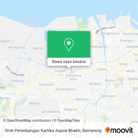 Peta Smk Penerbangan Kartika Aqasa Bhakti
