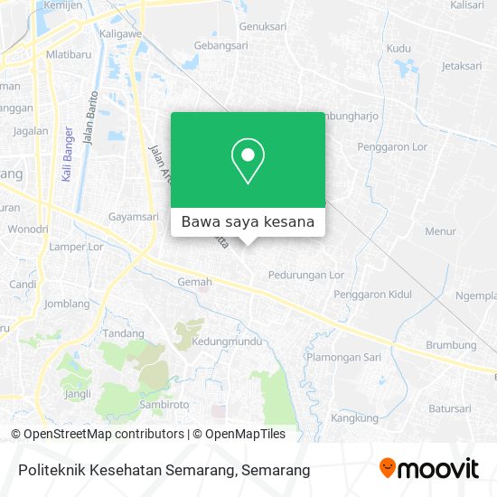 Peta Politeknik Kesehatan Semarang