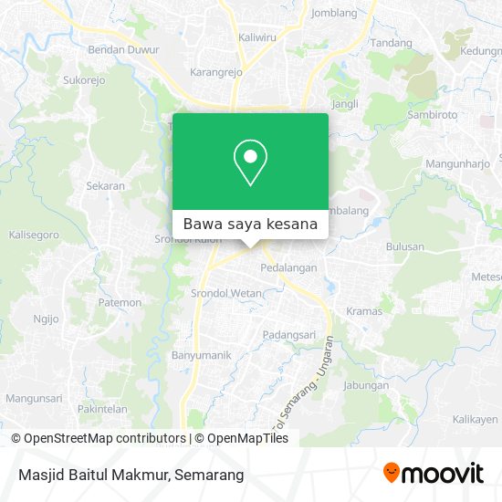 Peta Masjid Baitul Makmur