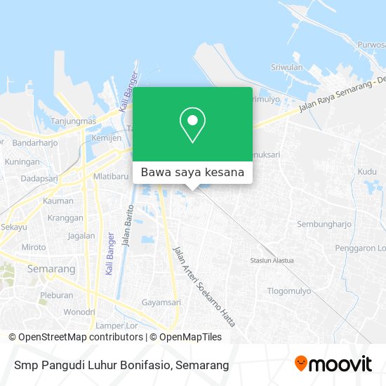 Peta Smp Pangudi Luhur Bonifasio