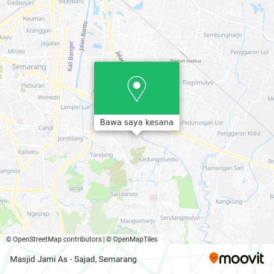 Peta Masjid Jami As - Sajad