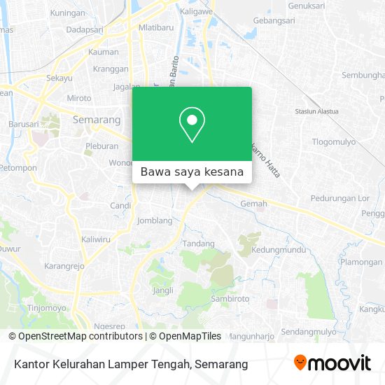 Peta Kantor Kelurahan Lamper Tengah