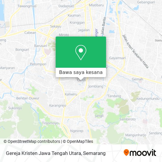 Peta Gereja Kristen Jawa Tengah Utara