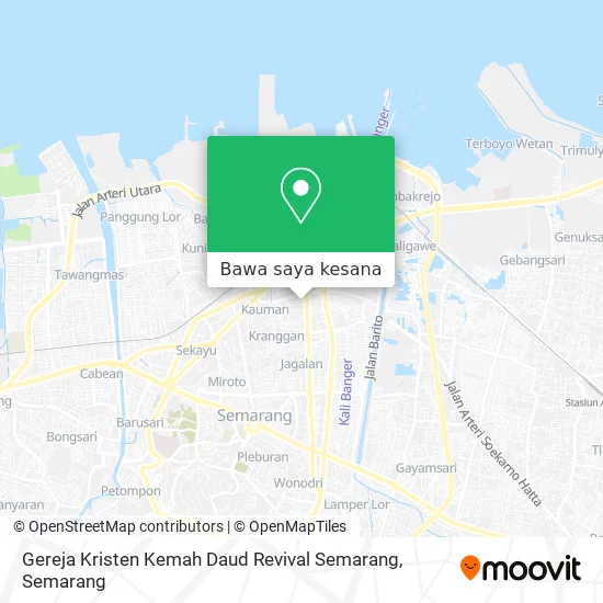 Peta Gereja Kristen Kemah Daud Revival Semarang
