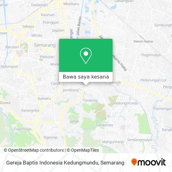 Peta Gereja Baptis Indonesia Kedungmundu