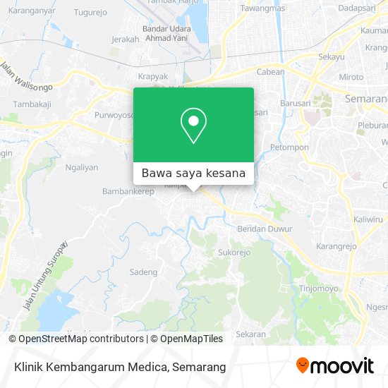 Peta Klinik Kembangarum Medica