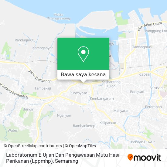 Peta Laboratorium E Ujian Dan Pengawasan Mutu Hasil Perikanan (Lppmhp)