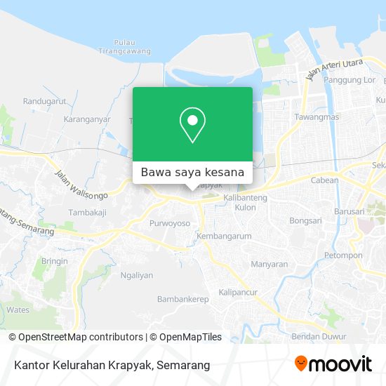 Peta Kantor Kelurahan Krapyak