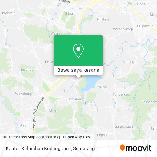 Peta Kantor Kelurahan Kedungpane
