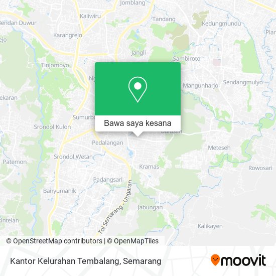 Peta Kantor Kelurahan Tembalang