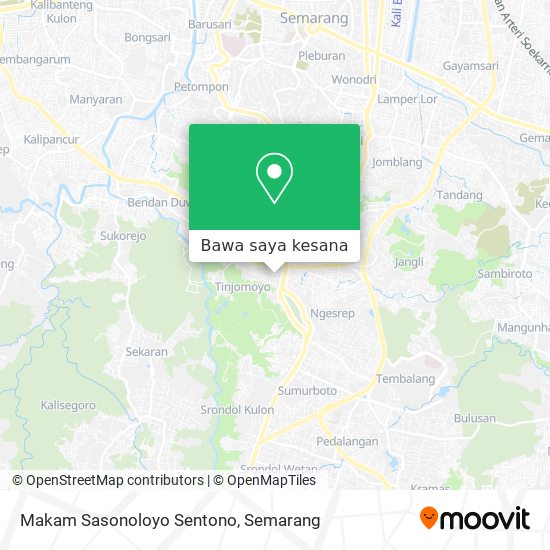 Peta Makam Sasonoloyo Sentono
