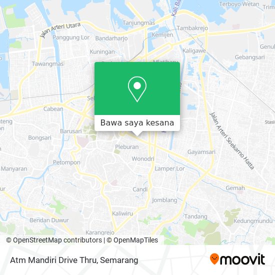 Peta Atm Mandiri Drive Thru