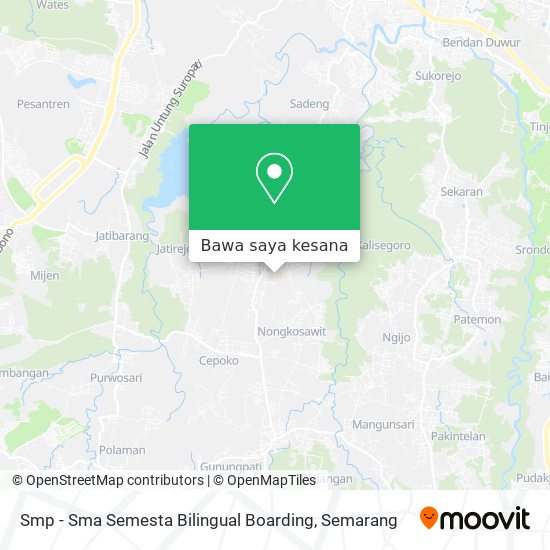 Peta Smp - Sma Semesta Bilingual Boarding