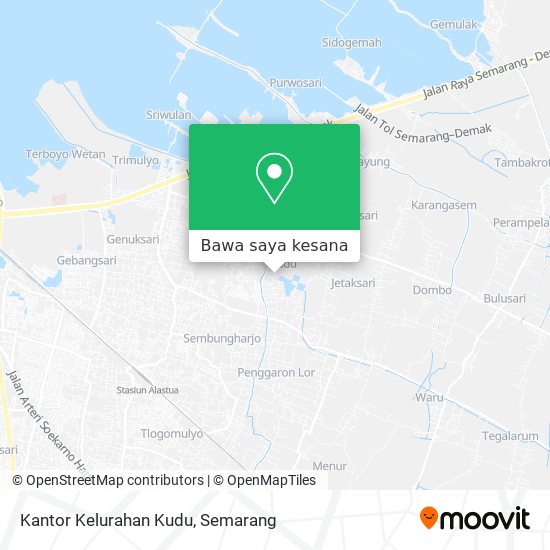 Peta Kantor Kelurahan Kudu