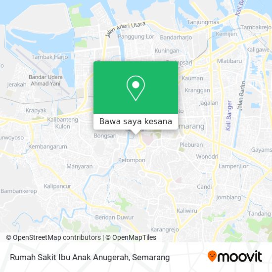 Peta Rumah Sakit Ibu Anak Anugerah