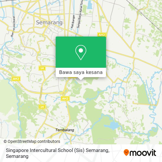 Peta Singapore Intercultural School (Sis) Semarang