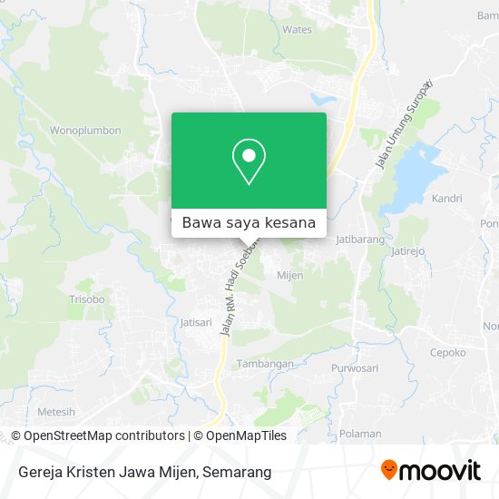 Peta Gereja Kristen Jawa Mijen